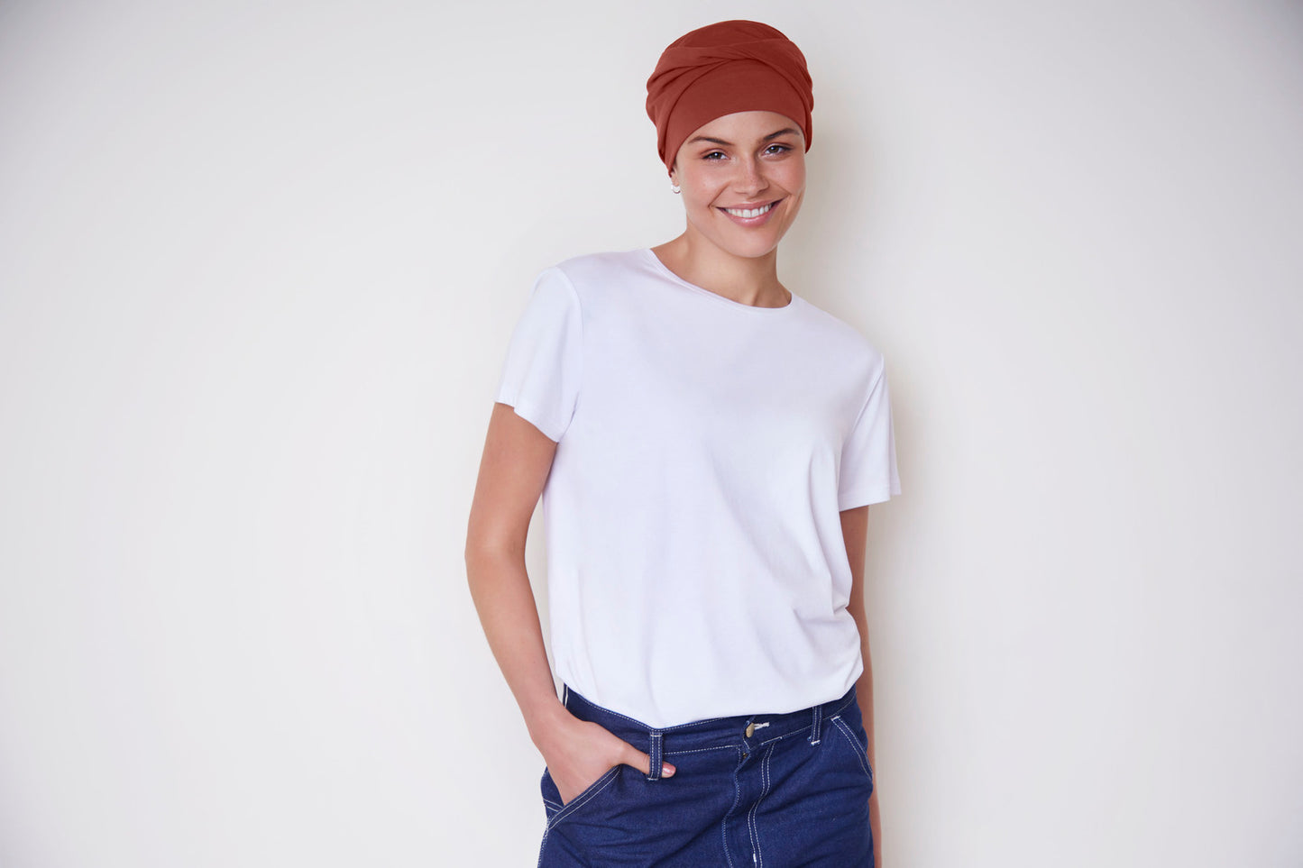 HocZoya V Turban I Dusty Red I Christine Headwear