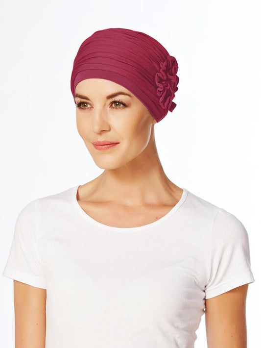 HocLotus Turban I Red Bud I                             Christine Headwear