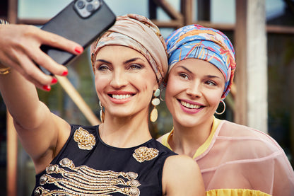Luna V Turban I Blooming Marvelous I Christine Headwear